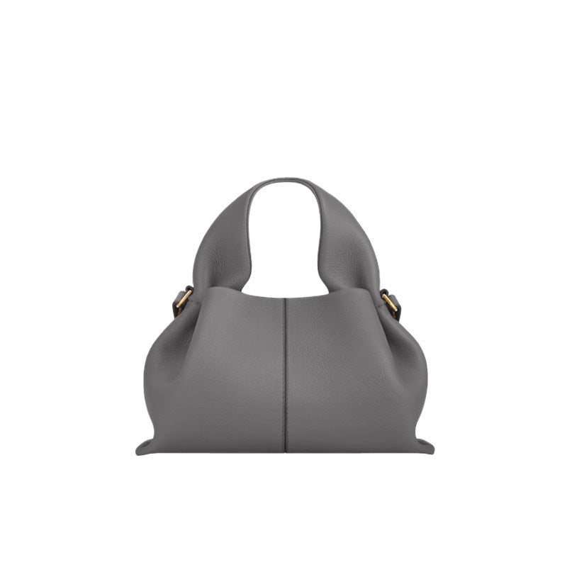 Sac bandoulière en cuir véritable à motif raviolis