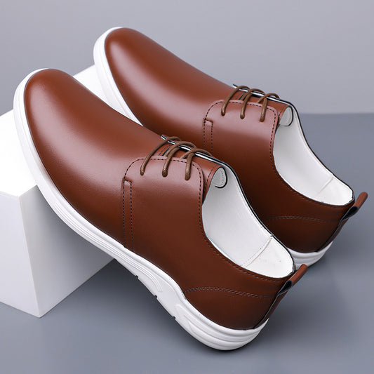 Chaussures décontractées en cuir véritable