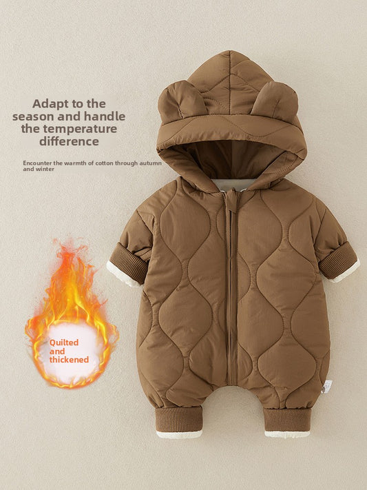 Combinaison d'hiver en coton pour bébé