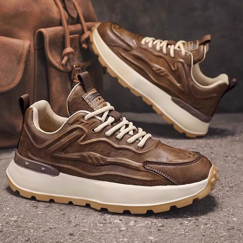 Chaussures de Papa Rétro à Plateforme