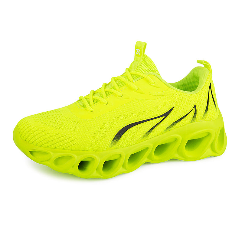 Chaussures de sport décontractées respirantes avec design flammes