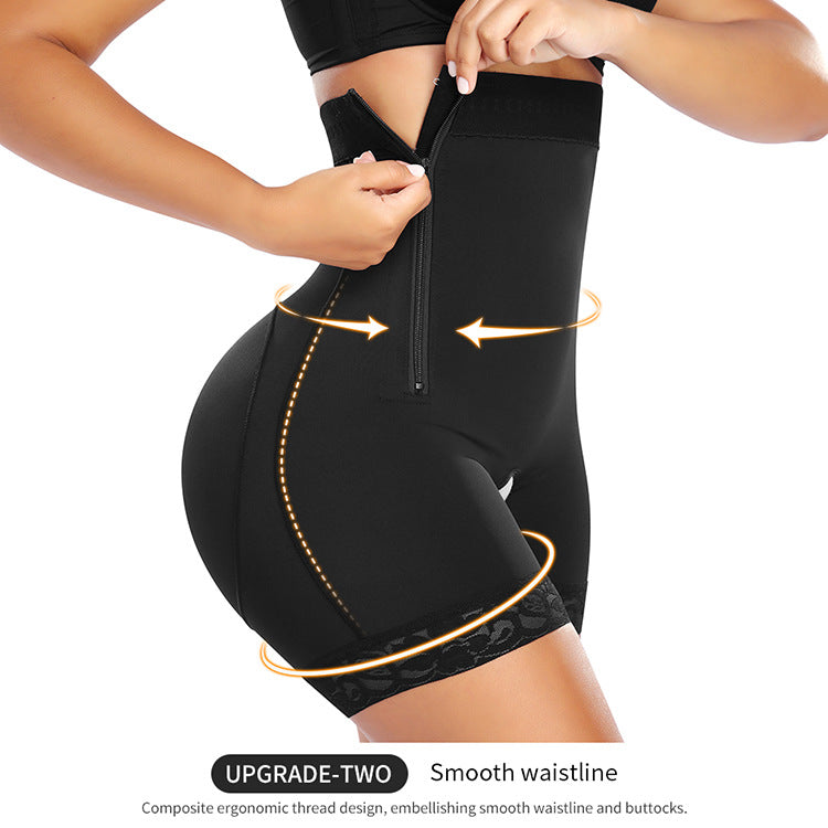 Pantalon taille haute pour femmes avec contrôle du ventre