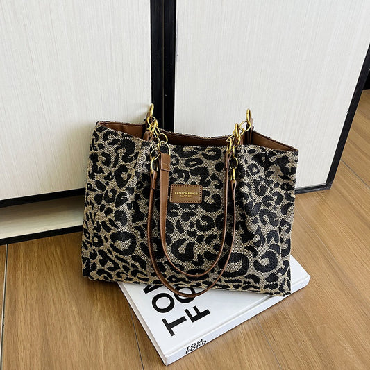 Sac cabas simple en toile à bandoulière