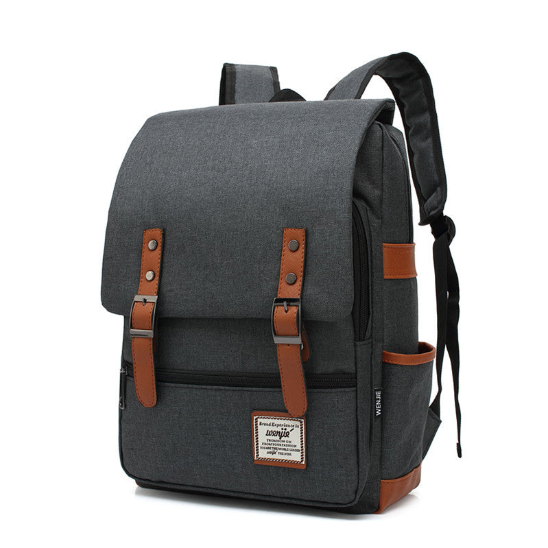 sac à dos de voyage en toile extérieure rétro pour hommes et femmes, de grande capacité