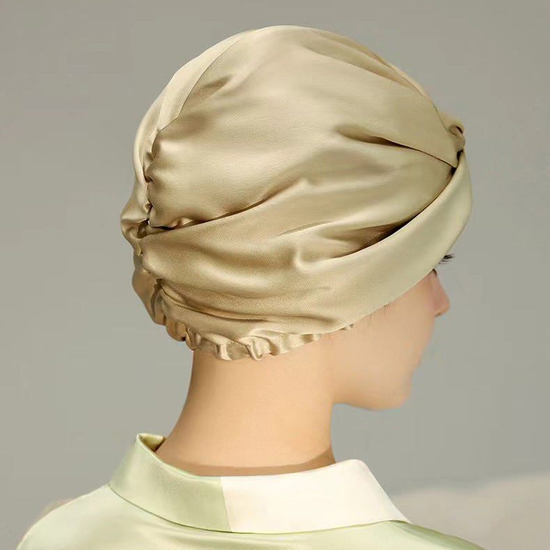 Bonnet de nuit pour protéger les cheveux