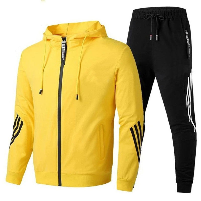 Habit :Ensemble sweat-shirt a capuche imprime et pantalon de sport