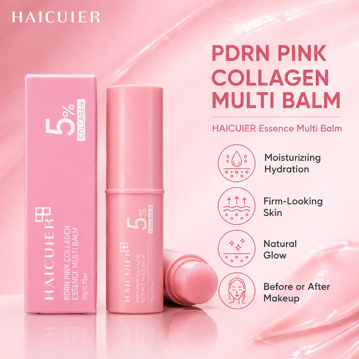 Baton de crème repulpante au collagène pour le visage