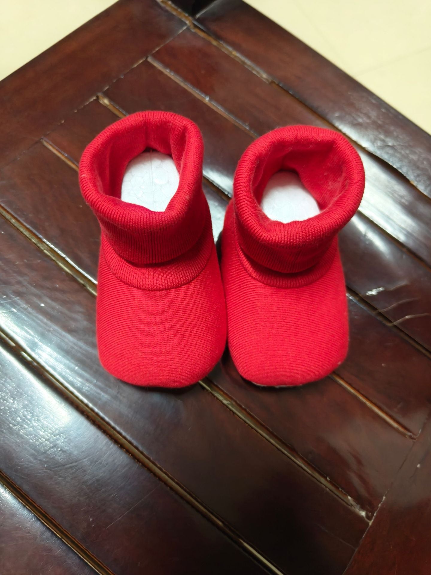 Chaussures pour bébé à semelle souple et doublure polaire