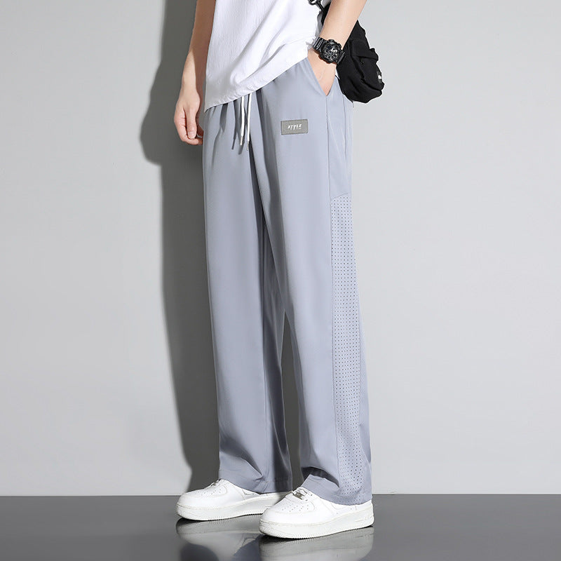 Pantalon décontracté avec poches zippées