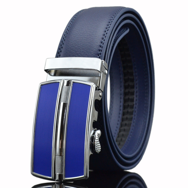 Ceinture homme en cuir de vachette à boucle automatique