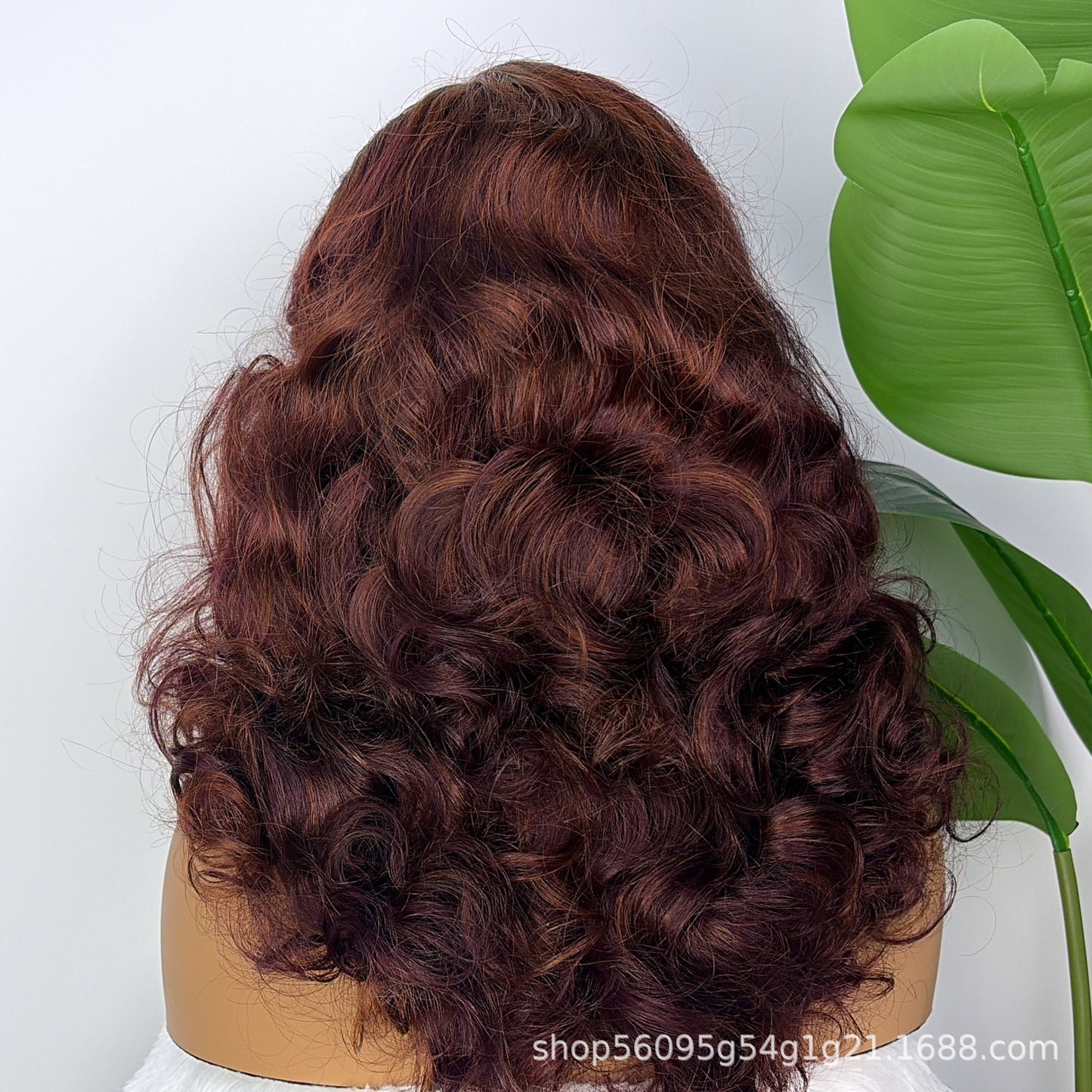 Perruque en cheveux humains Remy indiens, boucles rebondissantes, 20 pouces