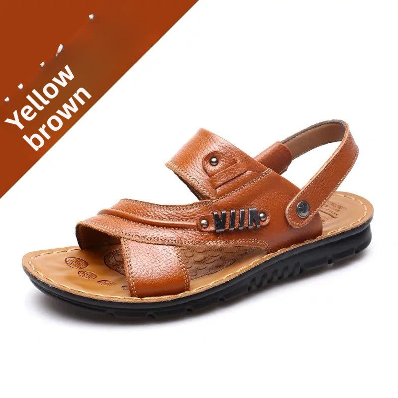 sandales en cuir pour hommes