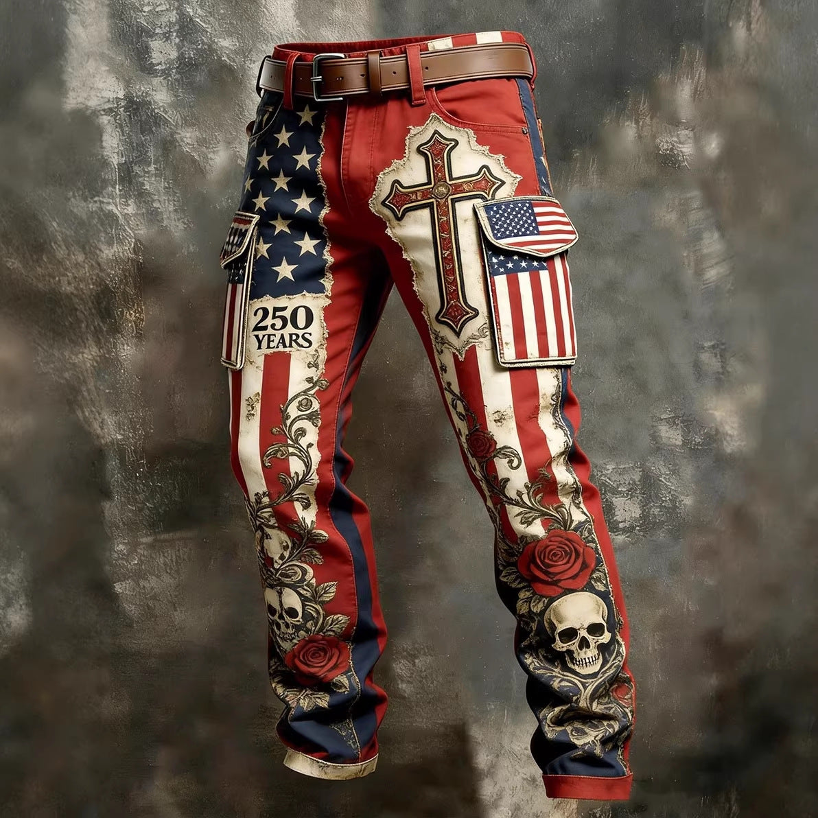 Mens Retro Cargo Pants