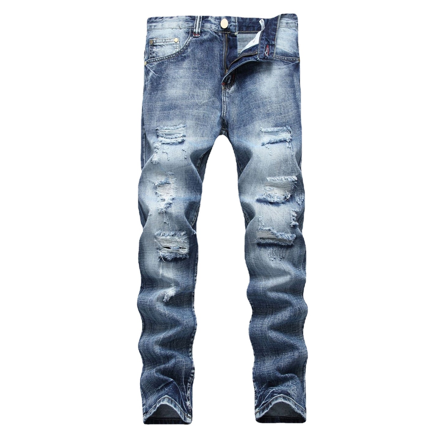 Jean droit en denim pour homme