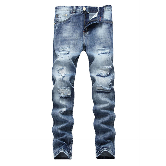 Jean droit en denim pour homme