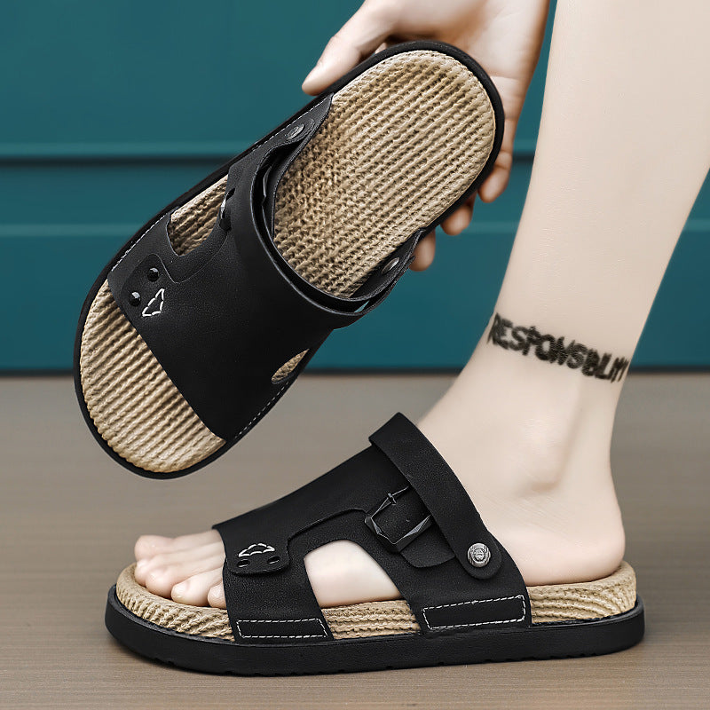Sandales en cuir pour hommes
