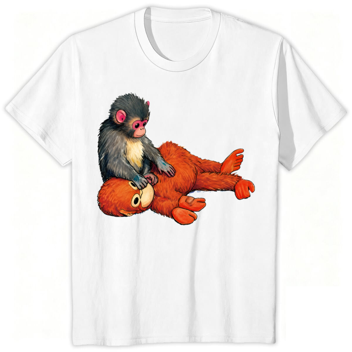 T-shirt à motif graphique Punch Monkey