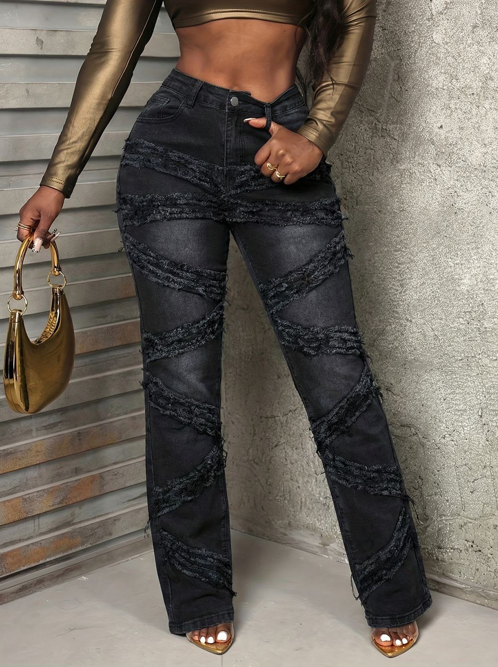 Pantalon en jean pour femmes