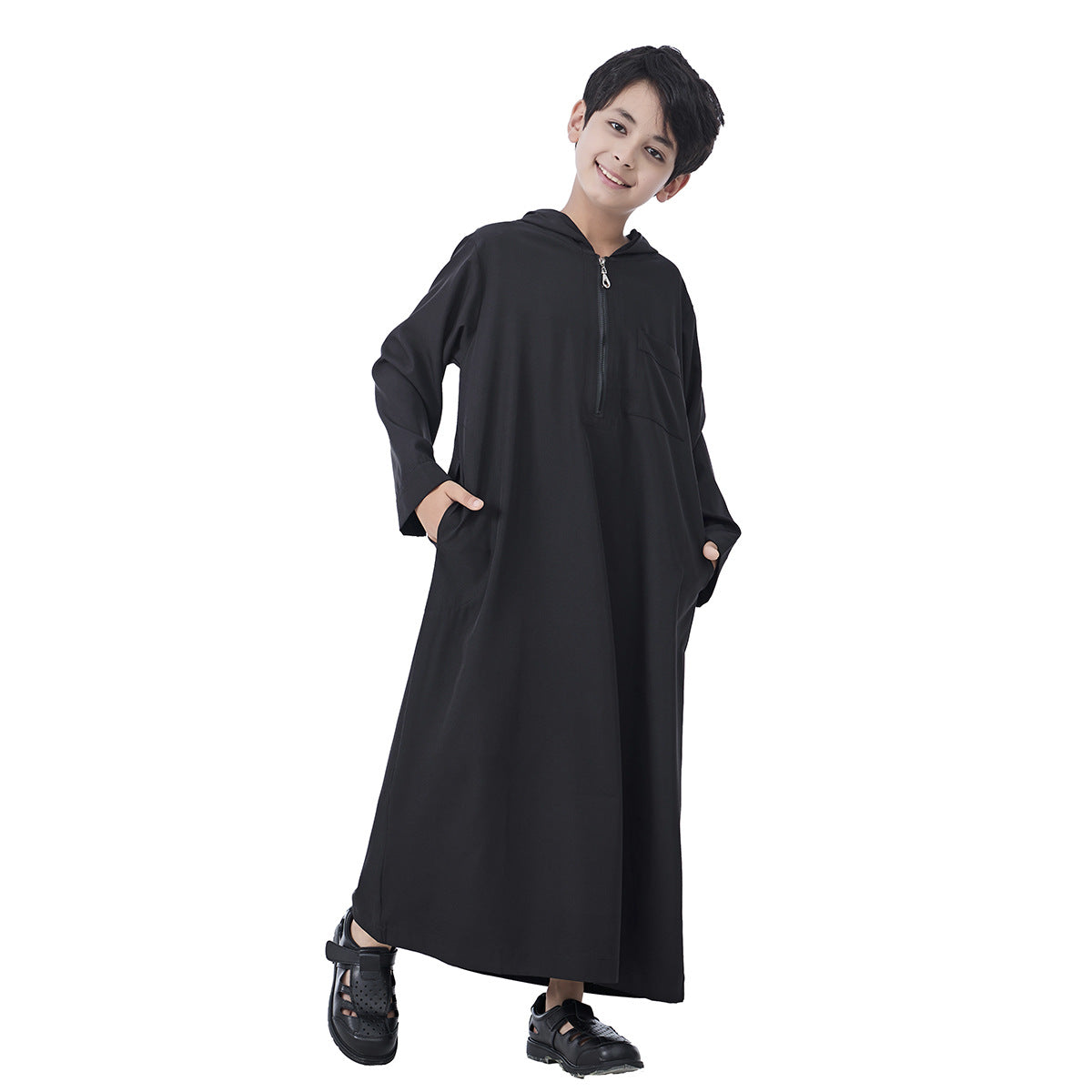 Robe à capuche