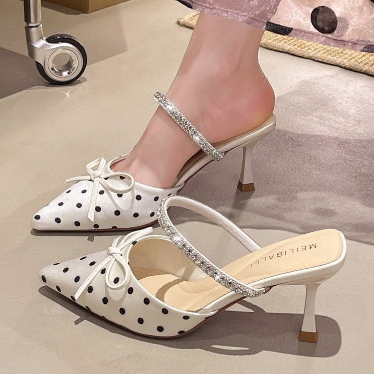 Chaussures :Escarpins a pois
