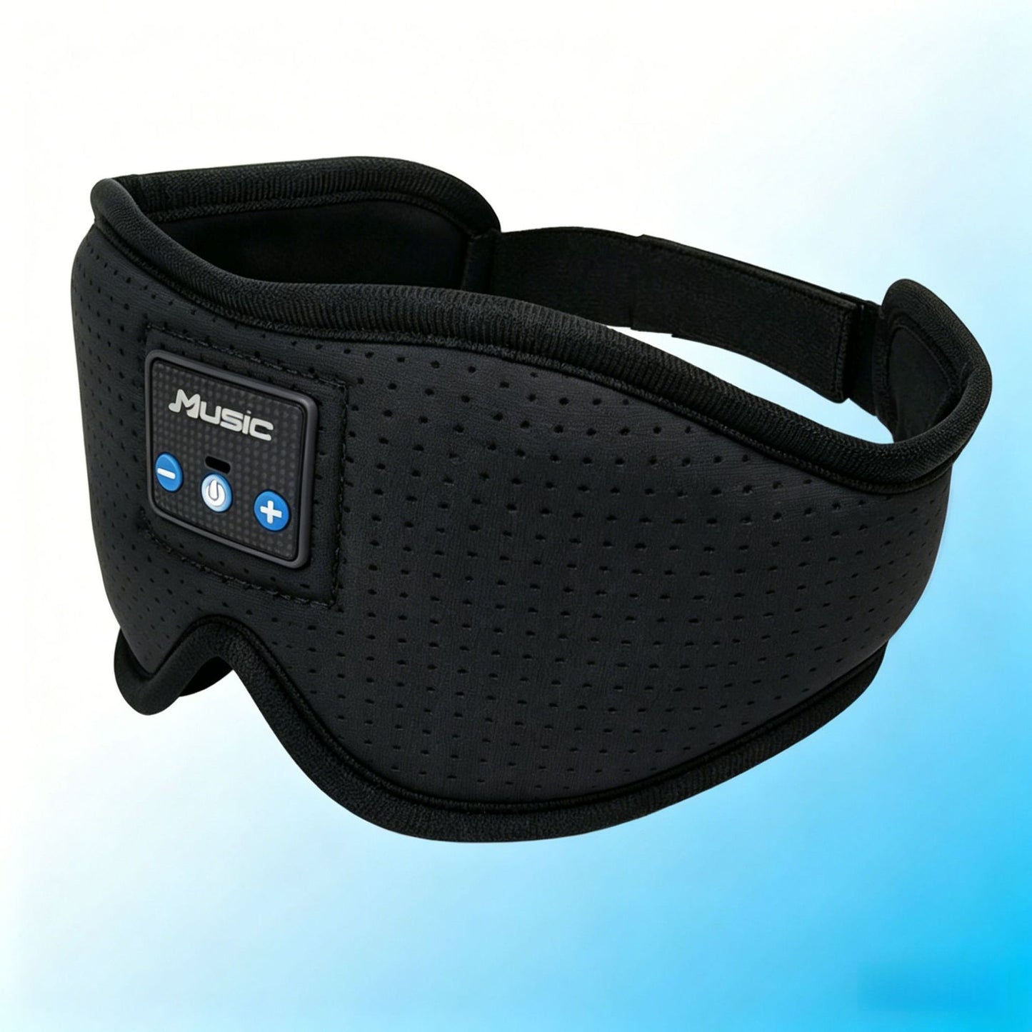 Masque de sommeil Bluetooth sans fil avec mousse à mémoire de forme