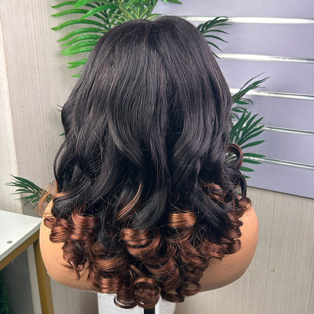 perruque en cheveux humains