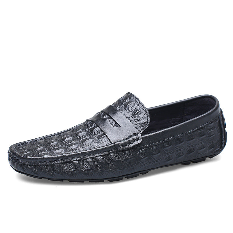 Mocassins en cuir véritable