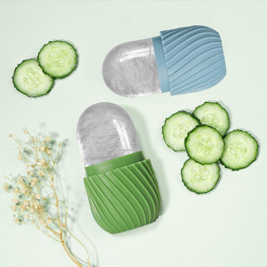 Moule à glace portable en silicone pour le visage pour le soin des pores