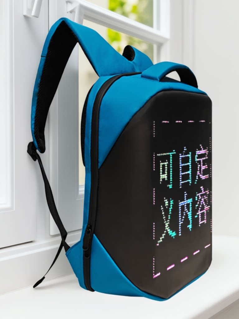 Sac à dos avec écran LED en couleur