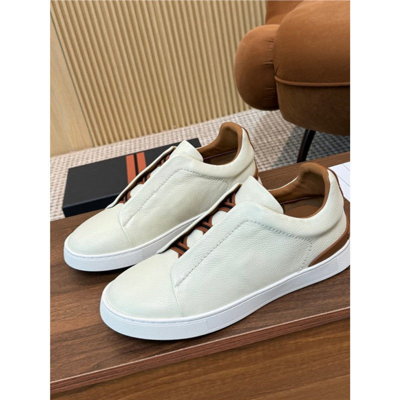 Chaussures décontractées à enfiler pour hommes avec bande élastique