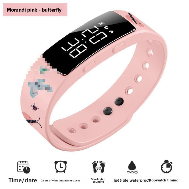 Montre réveil à vibration silencieuse multifonction