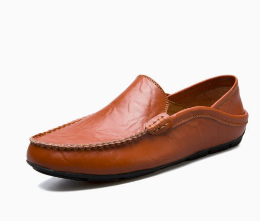 Chaussures de conduite en cuir pour hommes