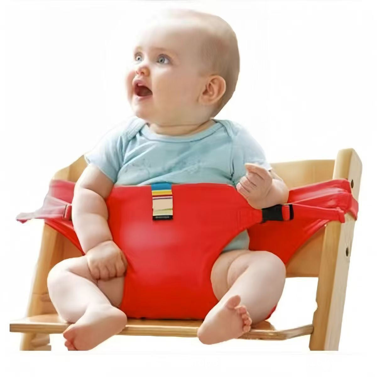 Chaise haute réglable pour bébé avec sangles de sécurité
