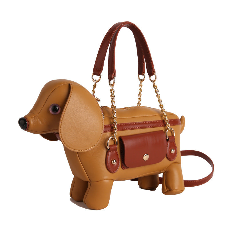 Sac bandoulière mignon en forme de chiot