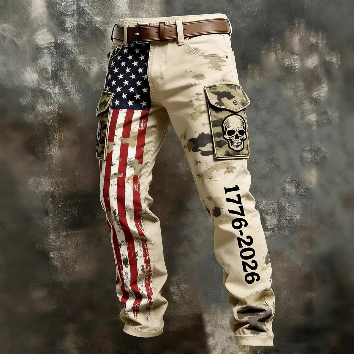 Mens Retro Cargo Pants