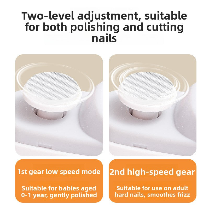 Meuleuse à ongles électrique rechargeable avec polisseuse
