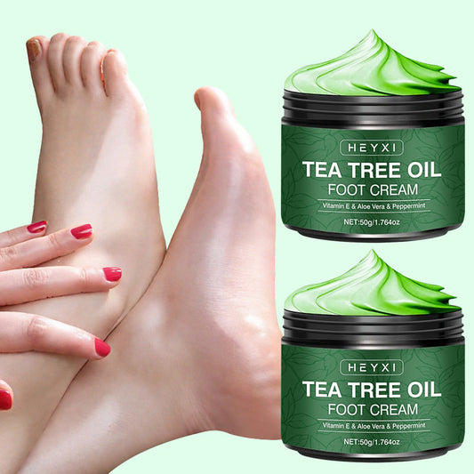 Cr�me pour les pieds � l'huile d'arbre � th�