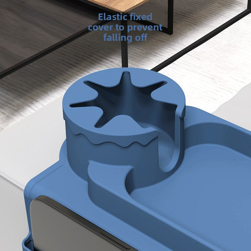 Dessous de verre multifonctionnel en silicone pour canapé