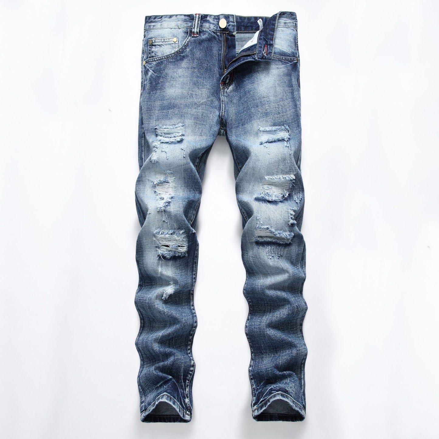 Jean droit en denim pour homme