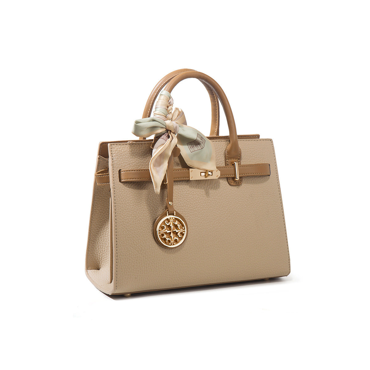 Sac bandoulière élégant en cuir PU avec détail nœud