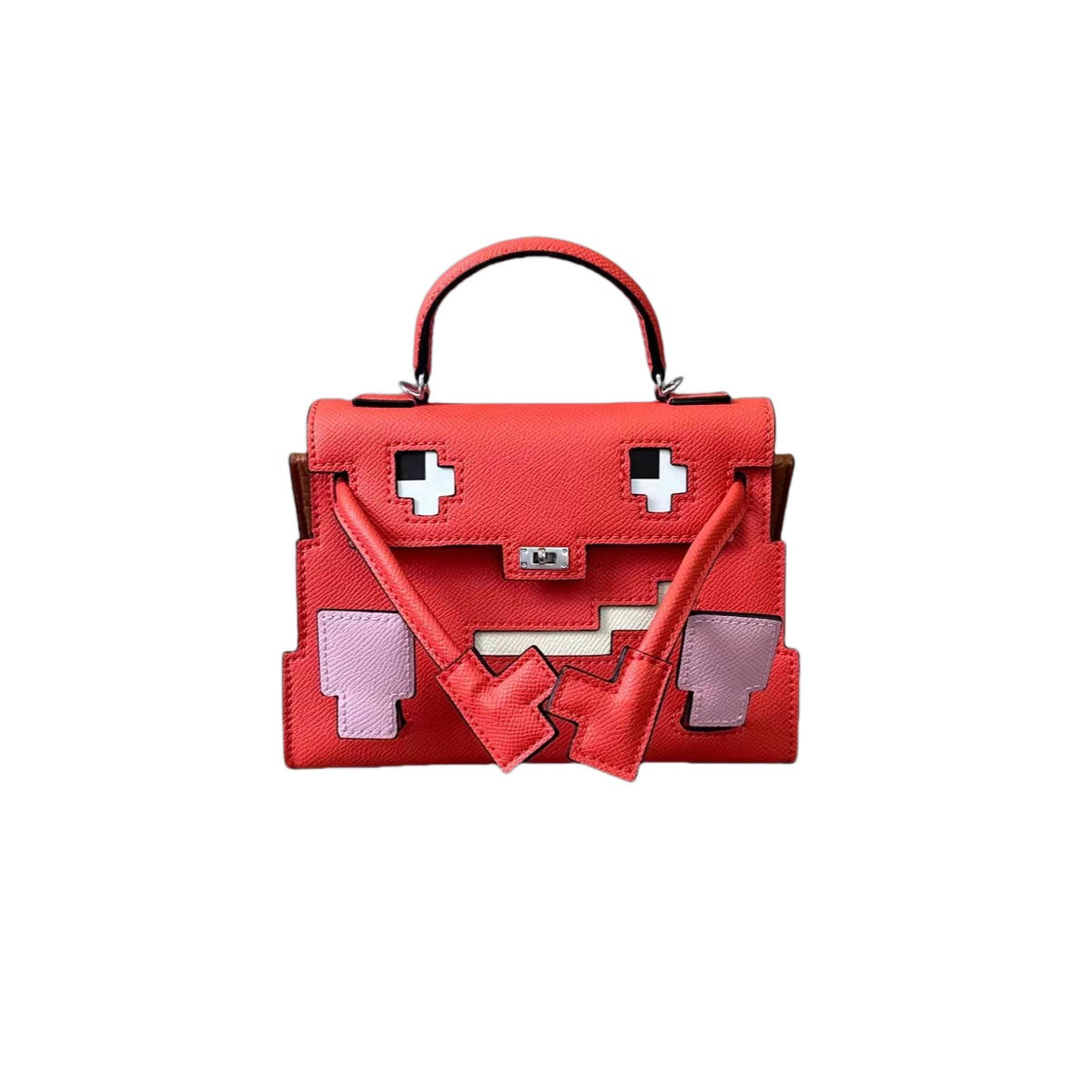 Sac à main élégant en cuir Mosaic Doll