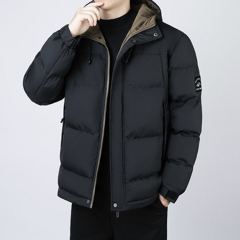 Veste d'hiver thermique coupe-vent pour homme