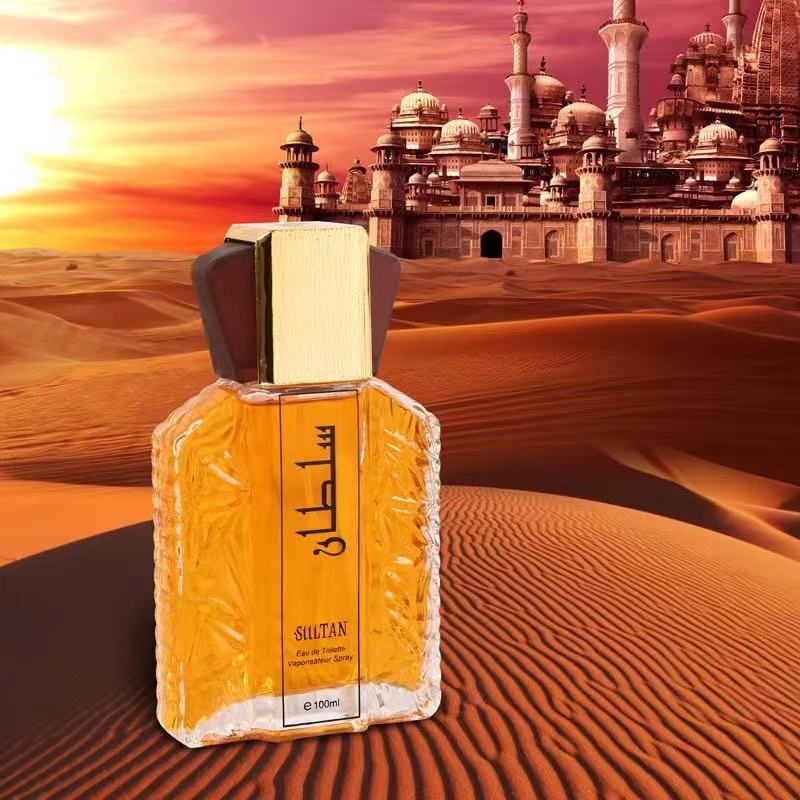 Parfum pour homme du Moyen-Orient, à la fragrance légère et longue tenue.