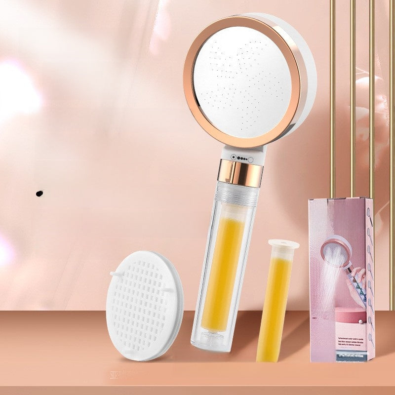 Pomme de douche filtrante parfumée pour soins de la peau et usage beauté