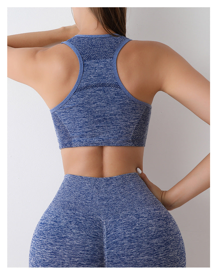 Gilet de yoga de sport hautement élastique et respirant