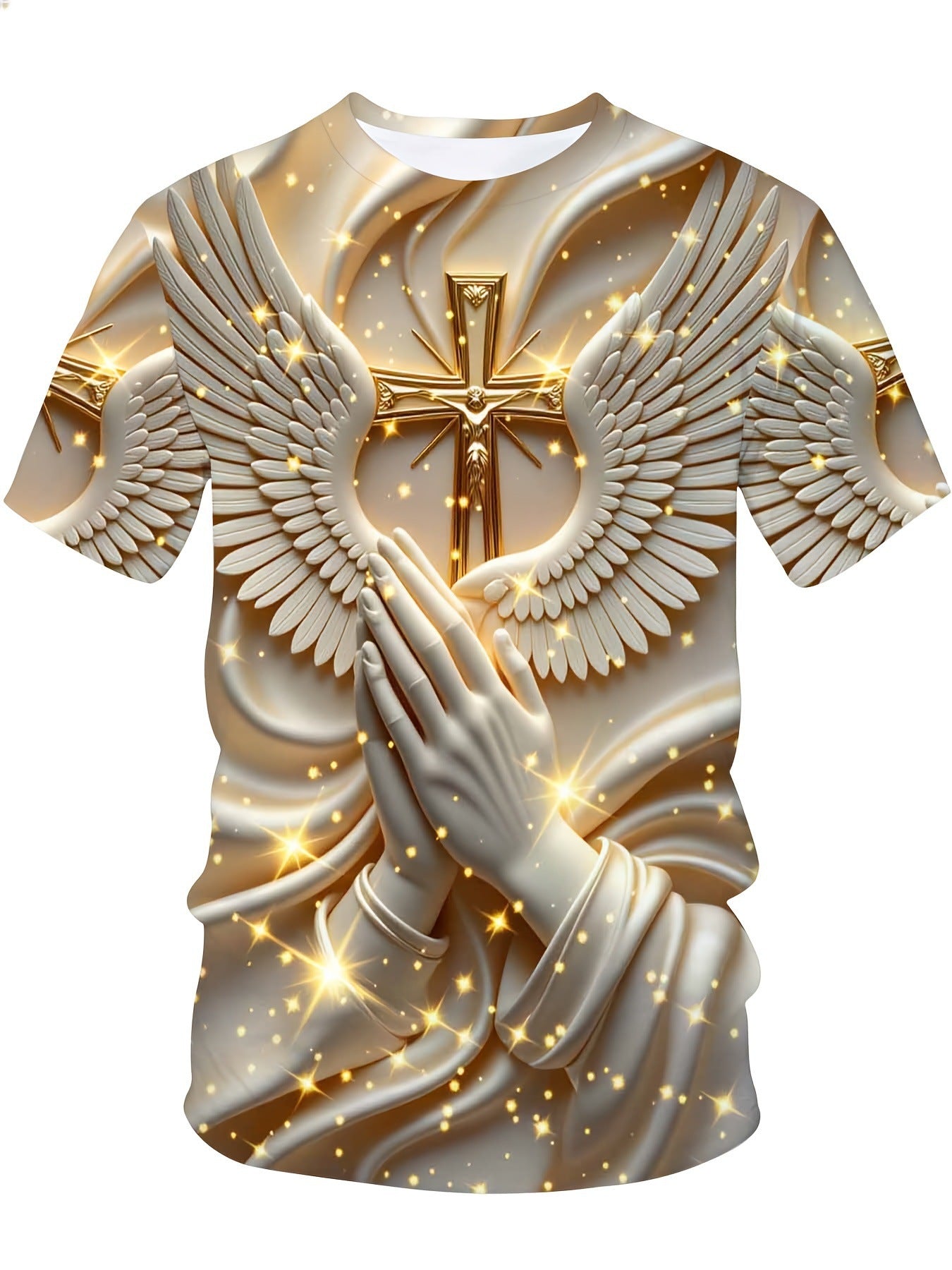 T-shirt imprimé Hommes Ailes Divines