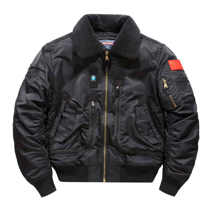 Veste tactique pour homme doublée en polaire
