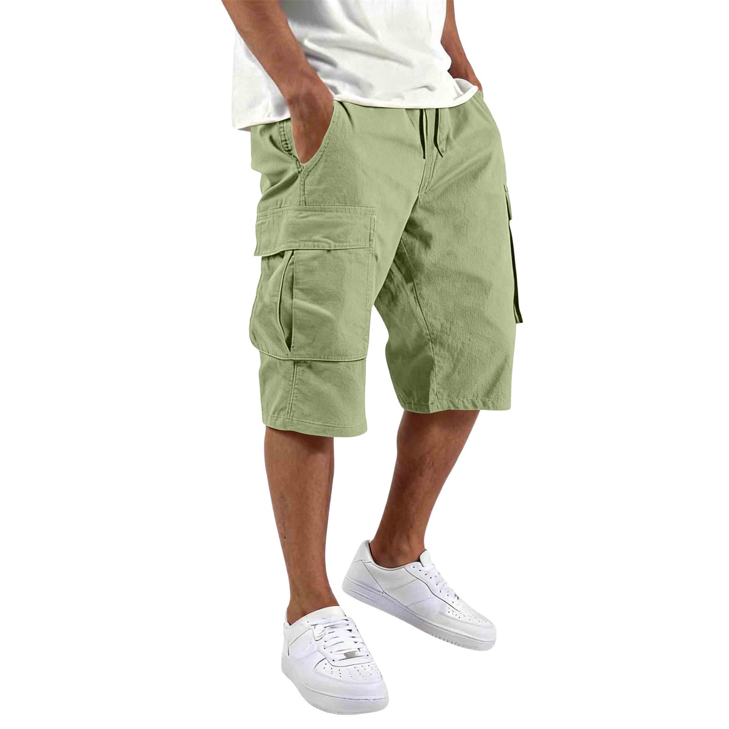 Shorts Cargo pour Hommes Sport Décontracté Multi Poches