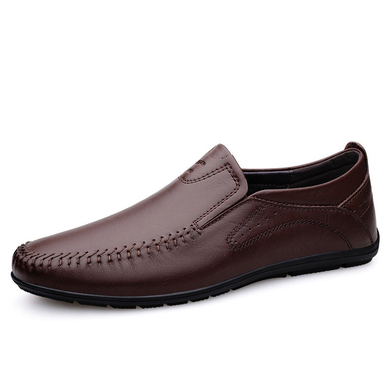 Chaussures de conduite en cuir pour hommes