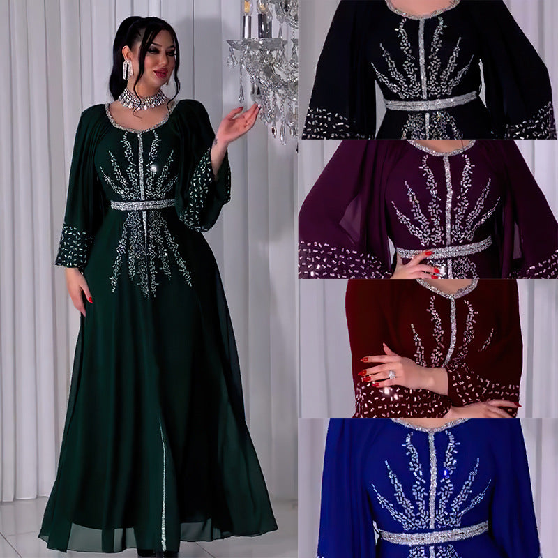 Habit :Robe à manches bouffantes